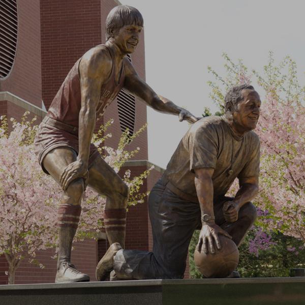 Doug Collins and Will Robinson statue.